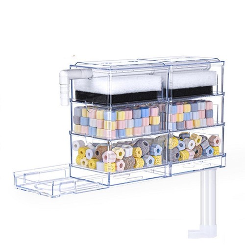 Aquarium filter box overflow - filter,